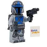 LEGO Star Wars: Mandalorian Loyalist Warrior Minifigure with Twin Pistols and Cape