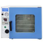 INTBUYING Drying Oven Industrial Lab Vacuum Drying Heat Treat Oven Temperature Control Intelligent Digital Display Vacuum Chamber 0.9 Cu Ft 12 * 12 * 11" 110V