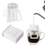 Hodaqe Coffee Filter Hanging Ear Coffee Dripper Portable Drip Coffee Maker Coffee Filters Disposable Pour Over Coffee Filter (25)