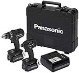 Panasonic EYC215LJ2G57 Drill Driver & Impact Driver Combo Kit 18V 5.0Ah