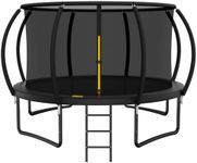 ARMY VANCA 15 FT Outdoor Trampoline with Enclosure Net