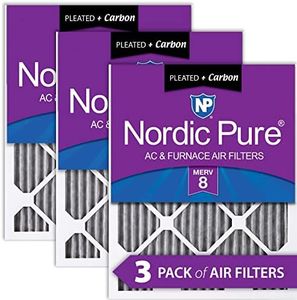 Nordic Pure Air Conditioner Filter, AC Furnace Air Filters, 20x30x1