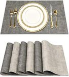 SUEH DESIGN Leather Placemats Set o