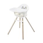 Maxi-Cosi Moa 4-in-1 Evolutive Highchair, 6 Months - 7 Years, 0-25 kg, Adjustable Baby High Chair, Transforms to Booster Seat, Toddler Stool & Small Desk with Seat, Beyond White
