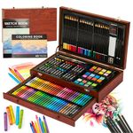 KINSPORY 146 PCS Art Set for Kids, Art Supplies Art Kits for Kids, Deluxe Painting Art Set, Coloring Drawing Case Gift for Artists Teens Boys Girls 4 5 6 7 8 9 10 11 12