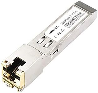 1G SFP a RJ45 Mini-Gbic-Module - Transceptor 1000Base-T de cobre Compatible con Cisco, Ubiquiti, D-Link, Netgear TP-LINK y otros conmutadores abiertos.