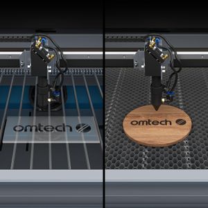 OMTech 50W CO2 Laser Engraver – Desktop Cutting & Engraving Machine