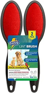 Twinko Max Lint Brush, Lint Remover, Pet Hair Remover, Clothes Brush, Magic Lint Remover Brush, Sheet and Carpet Cleaning Brush, 2-Sided and Reusable, No Need Lint Roller Refill.