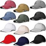 Jecery 12 Pcs Baseball Caps for Wom