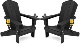 SERWALL HDPE Folding Adirondack Cha