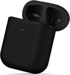 Charging Case for Airpods 1/2 in Black Color, Case Replacement for Apple Airpods 1/2 GEN with Bluetooth Pairing Sync Button (Black for airpods 1/2)