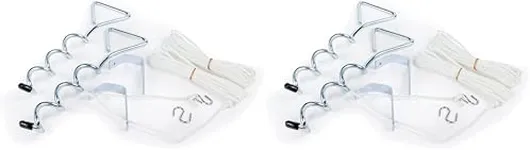 Camco 42563 Awning Stabilizer Kit, White (Pack of 2)