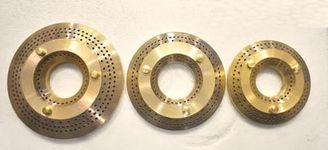 AST? Brass Burner Cap Set of 3 Suitable for All Bajaj Brand Manual Ignition Gas Stoves (1 Jumbo - 9.2 Cm, 1 Medium - 7.8 Cm, 1 Small - 6.8 Cm)