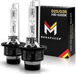 D2S HID Bulbs | 6000K Cool White HID Headlight Bulbs | D2R Headlight Bulb | Xenon Headlight Bulbs | HID Headlights | Xenon HID Bulbs | HID Lights for Cars Headlights | D2S Bulb | HID Bulb Pack of 2