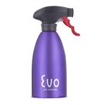 Evo Oil Sprayer 8113PR Bottle, Non-Aerosol for Olive Cooking Oils, 16-Ounce Capacity, Purple Stainless Steel