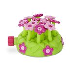 Melissa & Doug Sunny Patch Pretty Petals Flower Sprinkler Toy with Hose Attachment