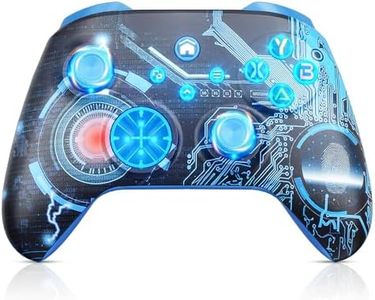 LED Wireless Controller for Xbox Series X|S, Xbox One X|S, PC, Steam, Custom Gamepad Light Up Gaming Controller with 3.5mm Audio Jack/Turbo/Dual Vibration Blue Need to Upgrade
