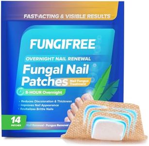 Nighttime Renewal Fungal Nail Patches: Fungus Nail Treatment Overnight Nail Repair for Nail Fungus Damage - 8 Hr Nail Treatment Restores Healthy Apperance (14 Patches)