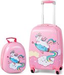 Costway 2 PCS Kids Luggage Set, Tod