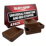 SlipToGrip Bed and Furniture Stopper (4, Brown)