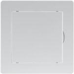 Vent Systems 4 x 4 Inch / 100 x 100 mm Access Panel - Easy Doors ABS Plastic for Drywall, Wall and Ceiling Electrical Plumbing Service Door Cover