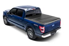 Enthuze T-Series Hard Folding Tonneau Cover for 2007-2024 Toyota Tundra CrewMax 5'5" Bed, without Trail Edition Storage Boxes