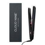 CLOUD NINE The Touch Iron Hair Straightener Gold Edition | Variable Temperature Control Quick Heat Touch Technology Sericite Infused Plates Spring Flex Styling | Perfect for Smooth Sleek Results
