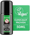 INCOGNITO Insect Repellent Roll on 50 ml - Maximum Strength, Vegan, DEET free formula - Mosquito Repellent and Effective On All Biting Insects - Travel Friendly - Bug Repellent Suitable for Humans, Transparent