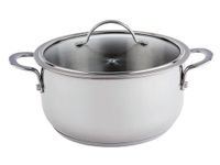 Meyer - Nouvelle Stainless Steel Dutch Oven with Tempered Glass Lid (5.4L/5.7qt)