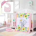 Honkaii Elephant Crib Bedding Set 4
