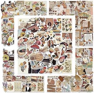 250 PCS Vintage Scrapbook Supplies Pack for DIY Paper Stickers,Craft Kits,Notebook Collage Album Aesthetic