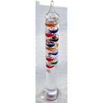 Large 44cm tall Free standing Galileo thermometer in Gift packaging by Awesome Gifts