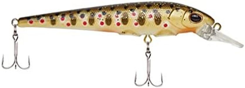 Berkley Hit Stick Fishing Lure, Brown Trout, 1/4 oz, 3 1/2in | 9cm Crankbaits, Largest Rolling Action of Any Berkley Hard Bait, Equipped with Sharp Fusion19 Hook