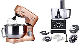 Inalsa Kratos 1000W, 800W Stand Mixer Kratos and Food Processor