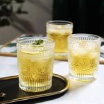 ZROY ENTERPRISE Premium Crystal Old Fashioned Whiskey Glasses, 300 ml, Set of 2, Transparent Tumblers, Perfect for Scotch, Bourbon, Wine, Cocktails, Gift for Whisky Lovers