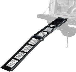 Rockland Heavy Duty Steel Loading Ramp 800 Capacity 80" x 11", Portable Folding Ramp for Motorcycles, Ebikes and ATVs, 1 Piece