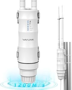 Repeteur WiFi Exterieur Puissant avec Antenne WiFi Longue Portée - Amplificateur WiFi Wavlink AC1200 Mesh- Outdoor Poe Répéteur WiFi Extérieur- Idéal pour Les Grands Espaces éloignés