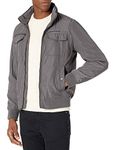 Tommy Hilfiger Men's Water Resistant Performance Bomber Jacket (Standard and Big & Tall), Iron Grey Unfilled, XXL