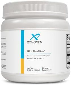 XYMOGEN GlutAloeMine Powder - Supports Gut Health - 3000 mg L Glutamine Powder with DGL Deglycyrrhizinated Licorice, Aloe Vera Extract, Arabinogalactan for GI Health (12.28 oz)