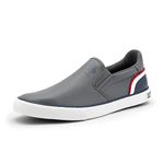 U.S. Polo Assn. TIMEO Men's Grey Slip On Sneakers-(UK/6)(2FD23069G07)