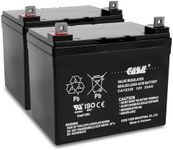 Casil 12V 33Ah Replacement Battery Compatible with Hoveround MPV1 MPV2 MPV3 MPV4 MPV5 Battery Jazzy 1103 45976 UB UPS12-150MR LC-LA1233P EP33-12 PR UPS12-150MR LC-LA1233P EP33-12 PRC1235 2 Pack