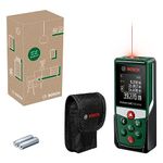 Bosch laser measure UniversalDistance 40 C (measure distance up to 30m precisely, Bluetooth connectivity, measurement functions, in E-Commerce cardboard box)