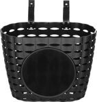 Kids Bike Basket with Adjustable Straps Design, Handlebar Bicycle Basket for Children Bike Accessories (Black)