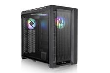Thermaltake CTE C750 TG ARGB E-ATX Full Tower with Centralized Thermal Efficiency Design; 3x140mm CT140 ARGB Fans Pre-Installed; Tempered Glass Front & Side Panel;Black