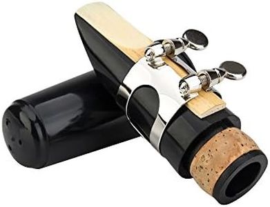 Glory Clarinet Mouthpiece Kit with Ligature,one Reed and Plastic Cap~black, Click to See More Colors