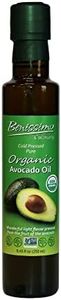 Benissimo 100% Pure Organic Avocado Oil, Cold Pressed, Allergen Free, Organic and Non-GMO Cooking Oil, 8.45 Fl Oz