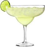 bar@drinkstuff Giant Margarita Glass 1.3ltr - Set of 4 Giant Cocktail Sharer for Decorative Drinks and Centrepieces