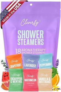 Cleverfy Shower Steamers Aromatherapy - 18 Pack of Shower Bombs with Essential Oils. Self Care Stocking Stuffers for Women and Teens and Christmas Gifts for Women. Purple Set