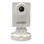 ECOWITT WittCam Weather Outdoor Camera HP10, Indoor-Outdoor WiFi-Connected Camera IP66 Waterproof, FOV150°Wide angle/ 2 Million pixels, Support Server, Time-lapse photography 5/10/15/20/25s