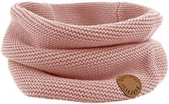 Winter Baby Boys Scarf Cotton Girls Neck Warmer Autumn Warm Knitted Scarves for Toddler Kids, Pink